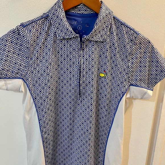 Magnolia Lane Tech Women’s Master’s Short Sleeve 3/4 Zip Polo Size S LIKE NEW - Picture 2 of 7